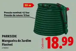 Lidl Parkside mangueira de jardim flexível promoção
