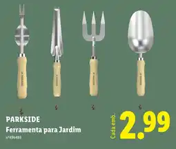 Lidl Parkside ferramenta para jardim promoção