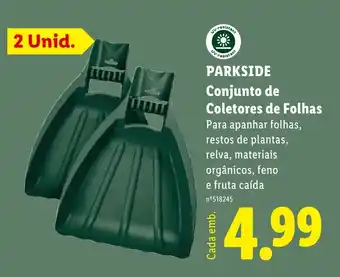Parkside conjunto de coletores de folhas