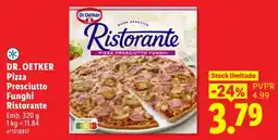 Lidl Dr. Oetker pizza prosciutto funghi ristorante promoção