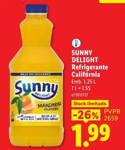 Lidl Sunny Delight refrigerante califórnia promoção
