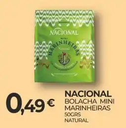Miranda Supermercados Nacional bolacha mini marinheiras natural promoção