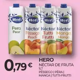 Miranda Supermercados Hero nectar de fruta promoção
