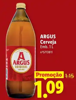 Lidl Argus cerveja promoção