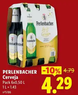 Lidl Perlenbacher Cerveja promoção