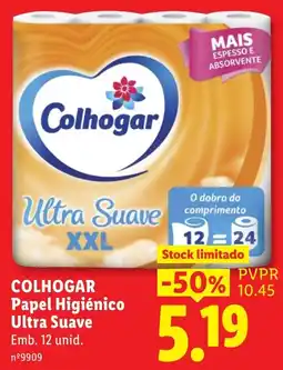 Lidl Colhogar papel higiênico ultra suave promoção