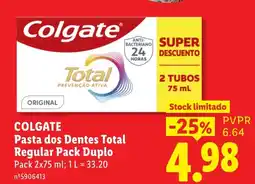 Lidl Colgate pasta dos dentes total promoção