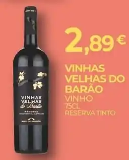 Miranda Supermercados Vinhas Velhas do Barão vinho reserva tinto promoção