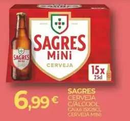 Miranda Supermercados Sagres cerveja mini promoção