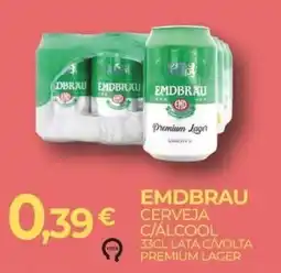 Miranda Supermercados emdbrau cerveja c/álcool premium lager promoção