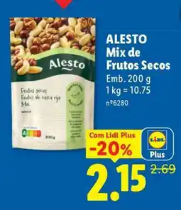 Lidl ALESTO Mix de Frutos Secos promoção