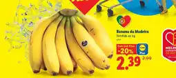 Lidl BANANA DA MADEIRA promoção
