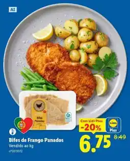 Lidl Bifes de Frango Panados promoção