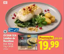 Lidl OCEAN SEA Lombos de Bacalhau promoção