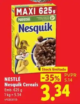 Lidl NESTLÉ Nesquik Cereais promoção