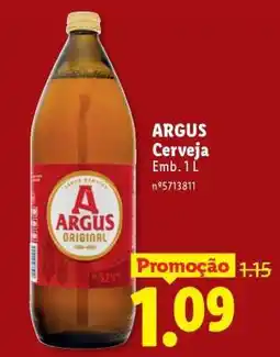 Lidl Argus Cerveja promoção