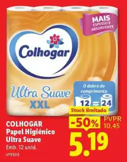 Lidl COLHOGAR Papel Higiénico Ultra Suave promoção