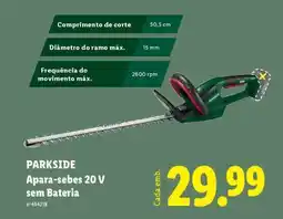 Lidl PARKSIDE promoção