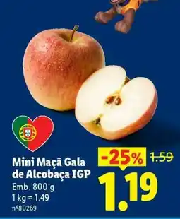 Lidl Mini Maçã Gala de Alcobaça IGP promoção