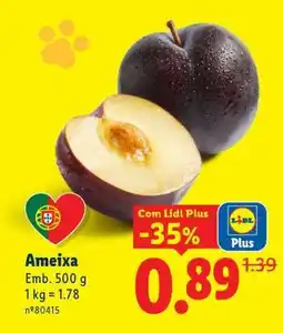 Lidl Ameixa promoção
