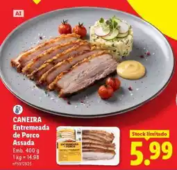 Lidl CANEIRA Entremeada de Porco Assada promoção