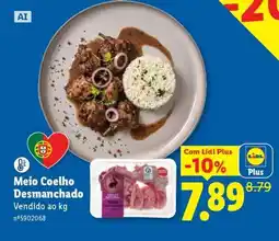 Lidl Meio Coelho Desmanchado promoção