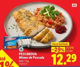 Lidl Pescanova Mimos de Pescada promoção