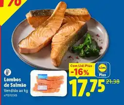 Lidl Lombos de Salmão promoção