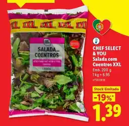 Lidl CHEF SELECT & YOU Salada com Coentros XXL promoção