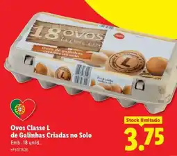 Lidl Ovos Classe L promoção