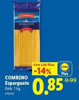 Lidl Combino Esparguete promoção
