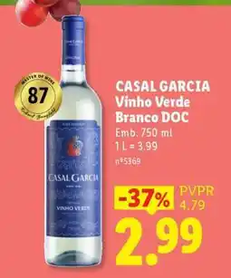 Lidl CASAL GARCIA Vinho Verde Branco DOC promoção