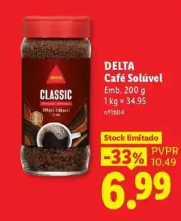 Lidl Delta Café Solúvel promoção