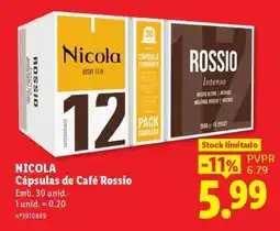 Lidl NICOLA promoção