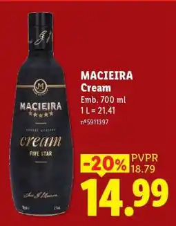Lidl Macieira Cream promoção