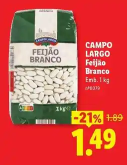 Lidl CAMPO LARGO Feijão Branco promoção