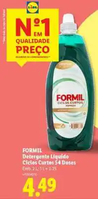 Lidl FORMIL promoção