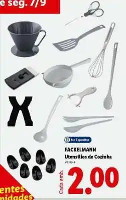 Lidl Fackelmann Utensílios de Cozinha promoção