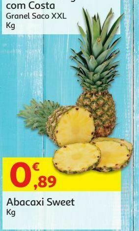 Auchan Abacaxi sweet:kg promoção