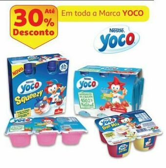 Auchan Iogurte liquido yoco promoção