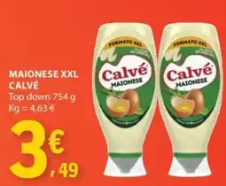 E.Leclerc Maionese xxl calvé promoção