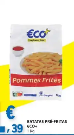 E.Leclerc batatas pré-fritas eco+ promoção