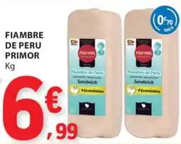 E.Leclerc Fiambre de peru primor promoção
