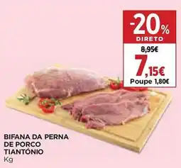 El Corte Inglés Bifana da perna de porco tiantônio promoção