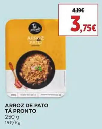 Arroz de pato tá pronto