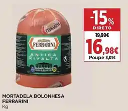 El Corte Inglés Mortadela bolonesa ferrarin promoção