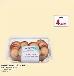 El Corte Inglés Mini palmiers clássicos el corte inglés promoção