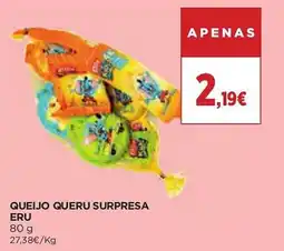 El Corte Inglés Queijo queru surpresa eru promoção