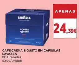 El Corte Inglés Café crema & gusto em cápsulas lavazza promoção