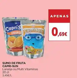 El Corte Inglés Sumo de fruta capri-sun promoção